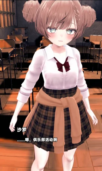 图片[1]-安卓+电脑（CV 动态+触莫ASMR）和沙罗一起玩耍-小强游戏