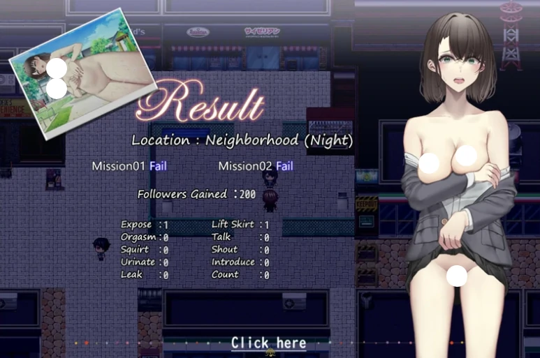 图片[6]-安卓+电脑（爆款RPG_露出CV）为了红而暴露的JK少女-小强游戏