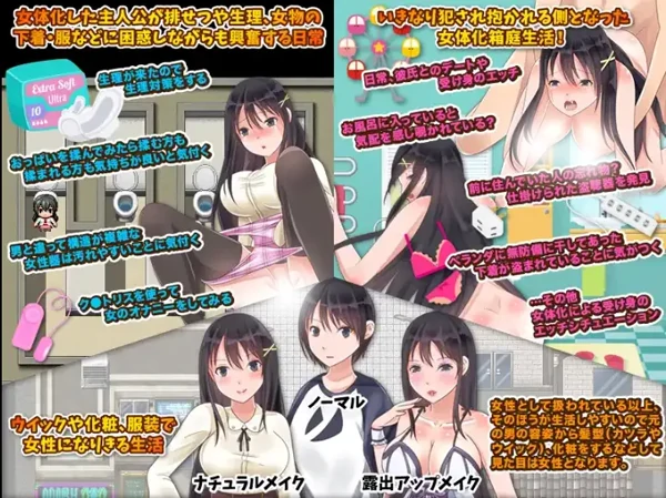 图片[1]-安卓+电脑【RPG/女同/女主角/性转】醒来后我变成女孩子了——我的女人生活1.0-小强游戏