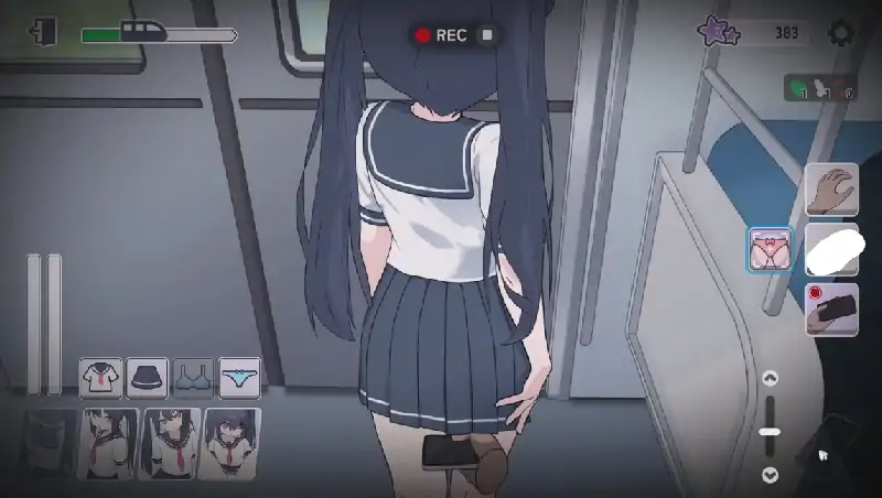 PC电脑【日系SLG/偷窥】通勤电车.被偷拍的少女 v1.0骑-小强游戏