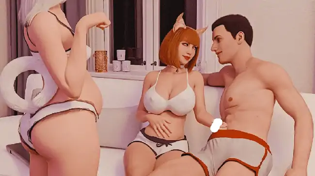 图片[7]-安卓+电脑【欧美SLG/动态/丝袜】纯爱后宫：我的猫娘 步 完结 全CG画廊-小强游戏